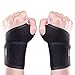 Youngdo Wrist Support Wrist Brace Adjustable For Men and Women, Left and Right Hand,Fits for Basketball Tennis and Other Sports, One Size 1 Pair Black