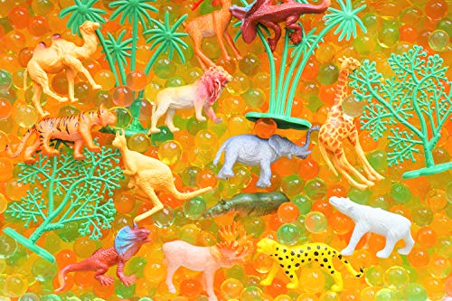 SENSORY4U Water Beads Sensory Bin Kits Themed Sets - Great Fine Motor Skills Toy for Kids (Dinosaur  - //medicalbooks.filipinodoctors.org