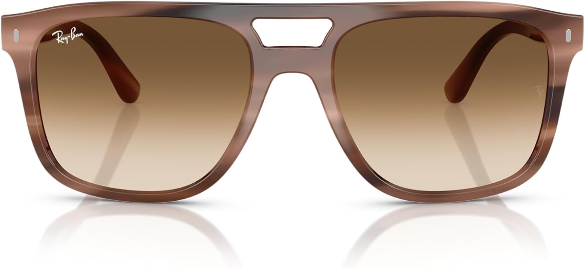 Ray-Ban RB2213 Square Sunglasses for Men for Women | In Havana Brown, Grey Havana & Black. Lightweight flexible frame. Sizes: 55/58mm.