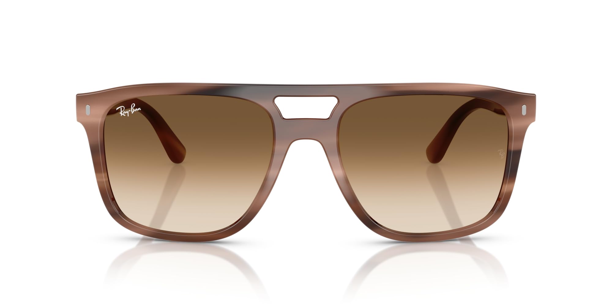 Ray-Ban Unisex Rb2213 Sonnenbrille, Havana Brown/Clear Gradient Brown