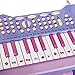 Imagen de HOMCOM Piano Infantil 37 Teclas Teclado Electrónico Juego de Piano Regalo Juguete Educativo para Niños +3 Años con Micrófono Taburete Luces y 22 Canciones USB
