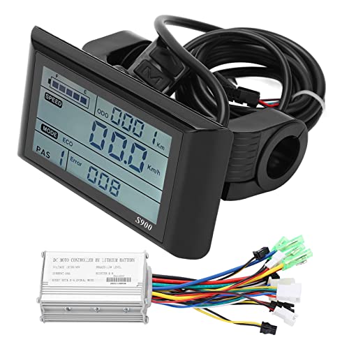 Display LCD-S900 Per Bici Elettrica Con Connettore SM LED, Schermo 36V/48V Con Protocollo NO.2 - Visibilità Solare E Diagnosi Errori