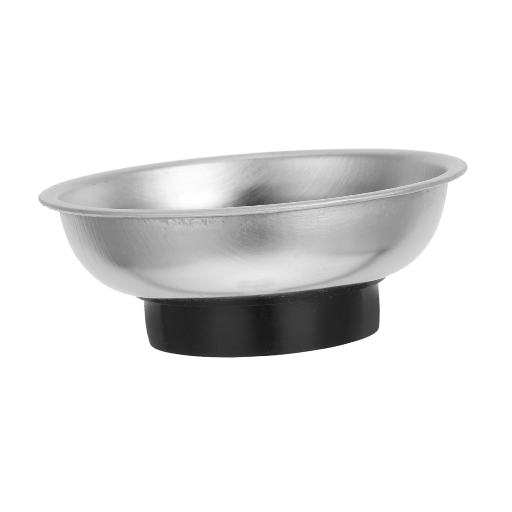 VINTORKY Stainless Steel Round Parts Tray Magnetic Tools Holder with Base for Screws Parts Storage Sturdy Construction for Hobbyists Professionals