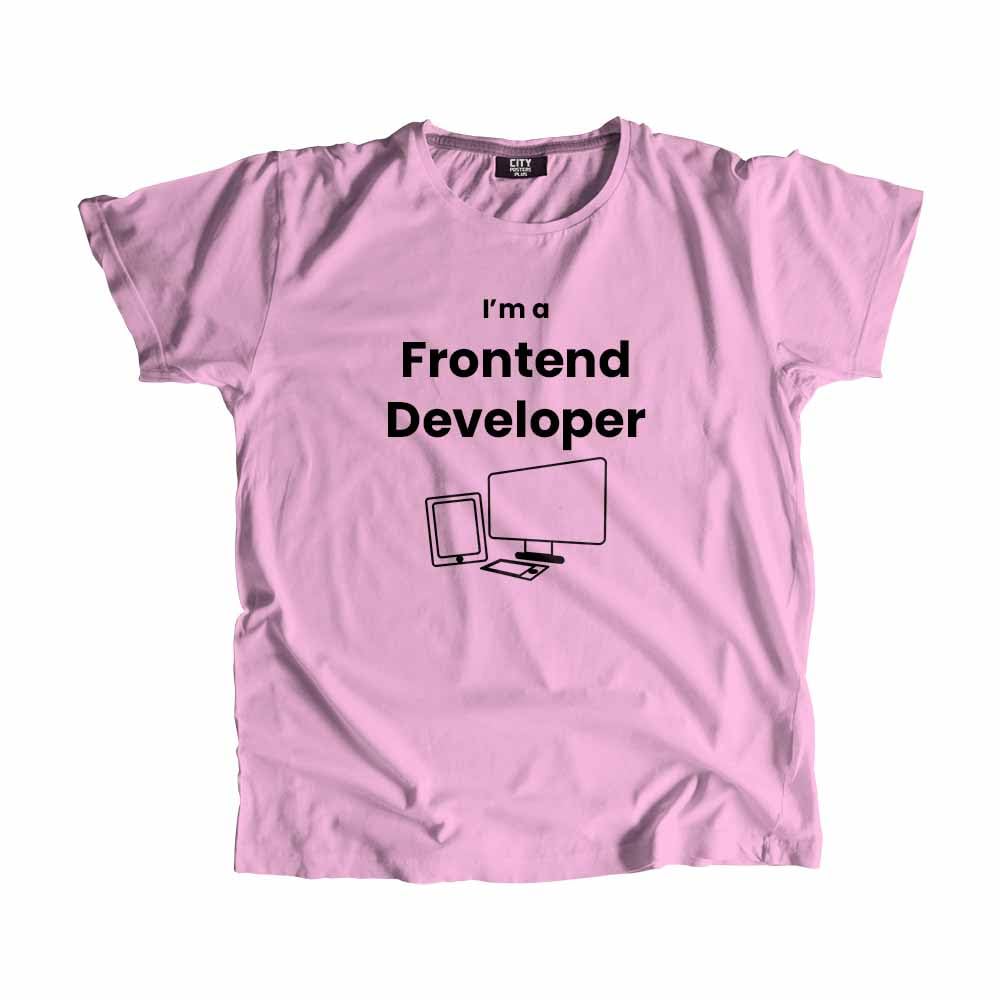 T-shirt Frontend Developer rose le cadeau parfait pour un codeur - 3