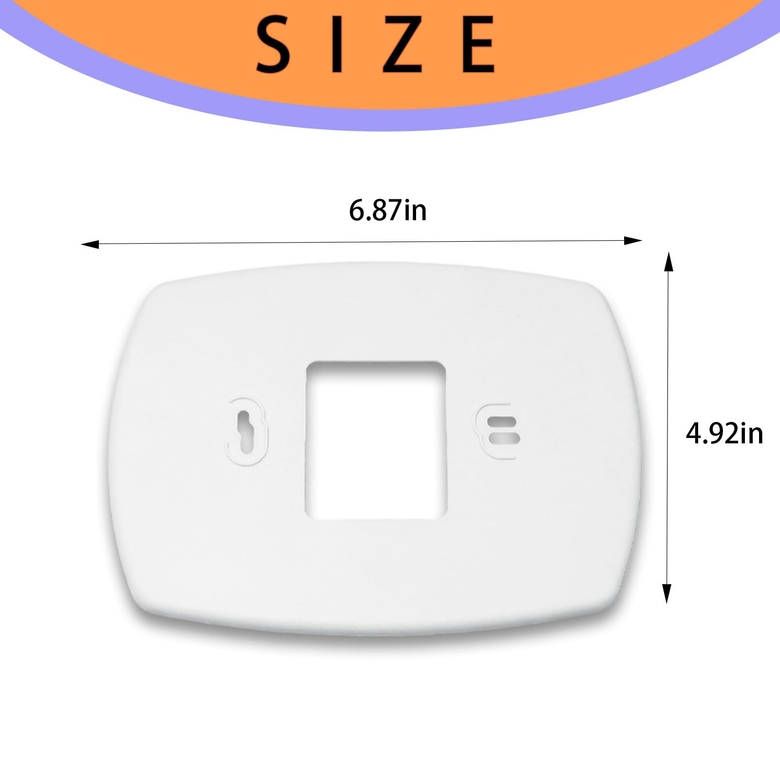 Honeywell 50002883-001 Thermostat Wall Cover Plate Kit FocusPRO 5000 6000 New HIDE THE UGLY PAINT RING. THE PART This Is A Brand New, Factory-sealed Honeywell Home Thermostat Cover Plate Assembly (Part