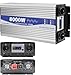 Produktbild Wechselrichter 6000W 8000W 12000W Reiner Sinus Spannungswandler DC 12V 24V 48V 60V 72V auf 220V 230V 240V AC Inverter KFZ Umwandler Stromwandler Konverter mit LED,Steckdose(8000W,12Vto220V)