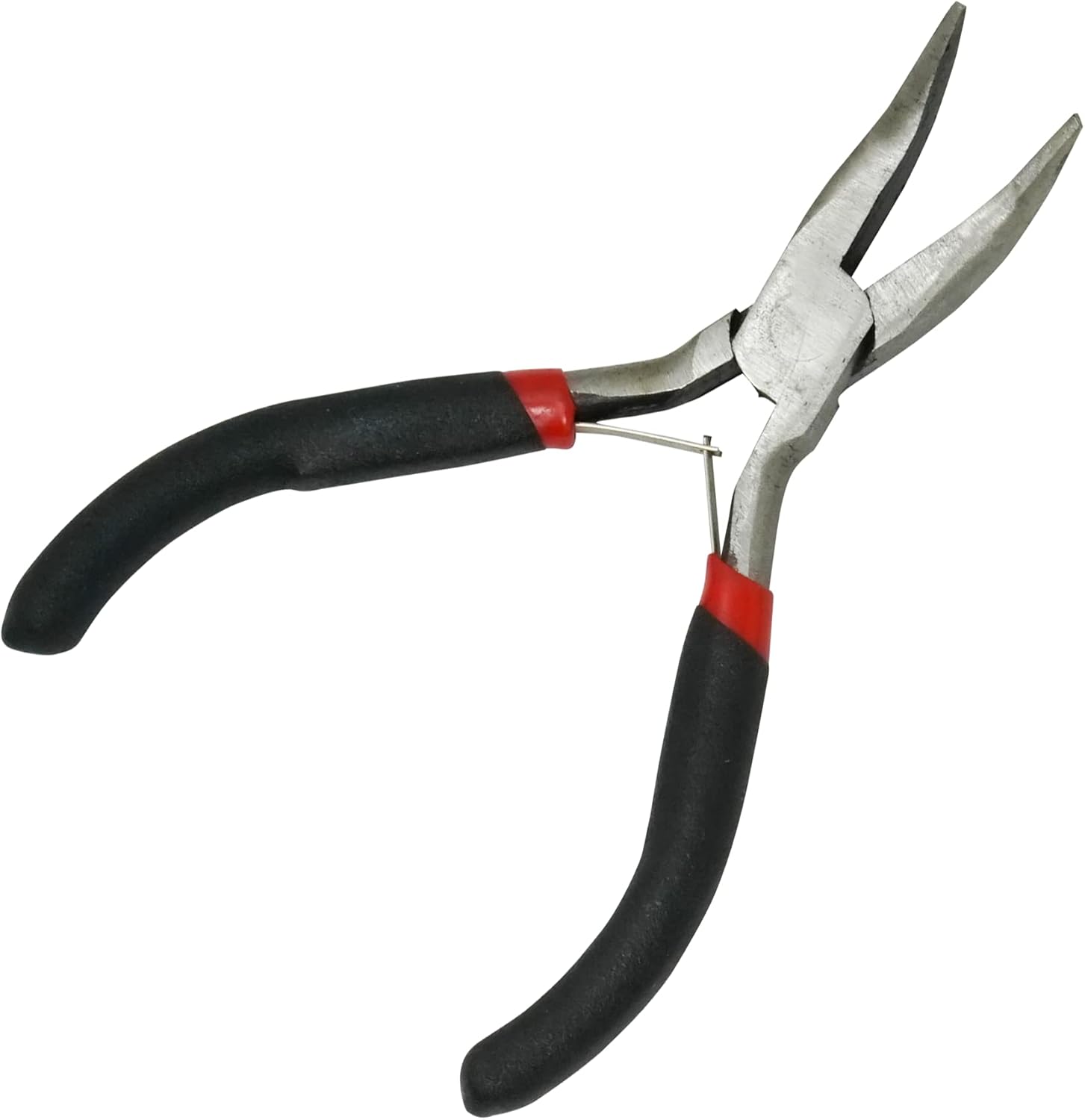 Dapetz Mini Needle Nose Side Bent Pliers Small Hand DIY Jaw Width 11mm Length 125mm