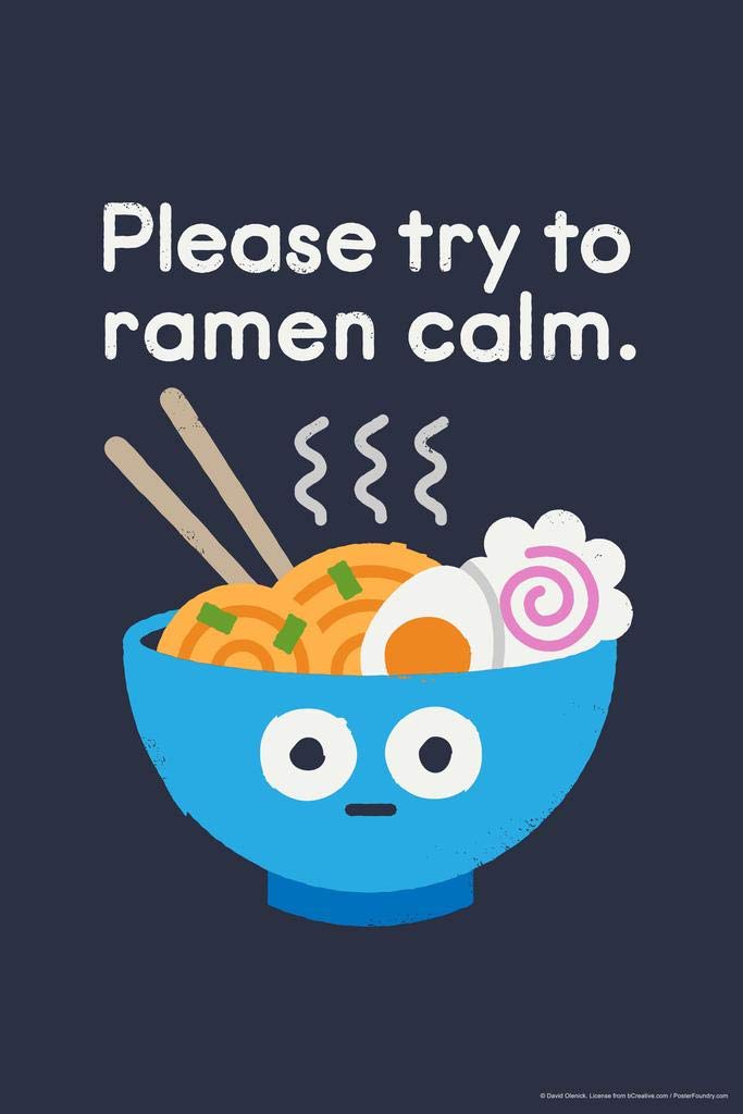Amazon.com - Please Try To Ramen Calm Funny Noodles Send Noods
