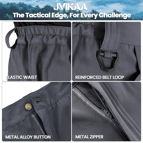 Men's Tactical Hiking Pants - Water-Resistant Cargo Work Pants, Military-Grade Construction & Outdoor Pants for Men 5