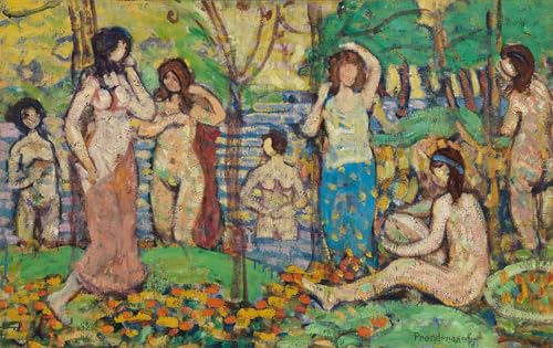 Poster graffiti moderne Maurice Prendergast pour raviver un mur blanc