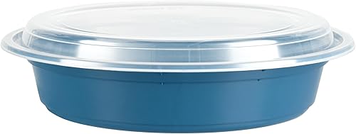 Miniatura 26 de Restaurantware Asporto - Cajas para llevar de 16 onzas, 50 recipientes de alimentos para llevar para microondas, tapas de plástico transparente Negro