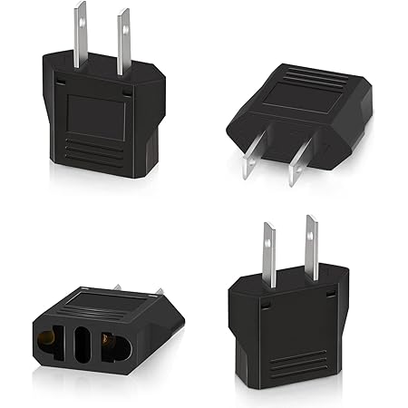 Clomnpe 6 Pezzi Adattatore Spina USA - Italia/Europa, Adattatore - Foto 4