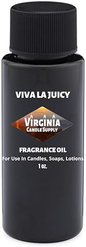 Viva La Juicy Type Aceite de fragancia (nuestra versión de la marca) (botella de 1 onza) para fabricación de velas, fabricación de jabón,