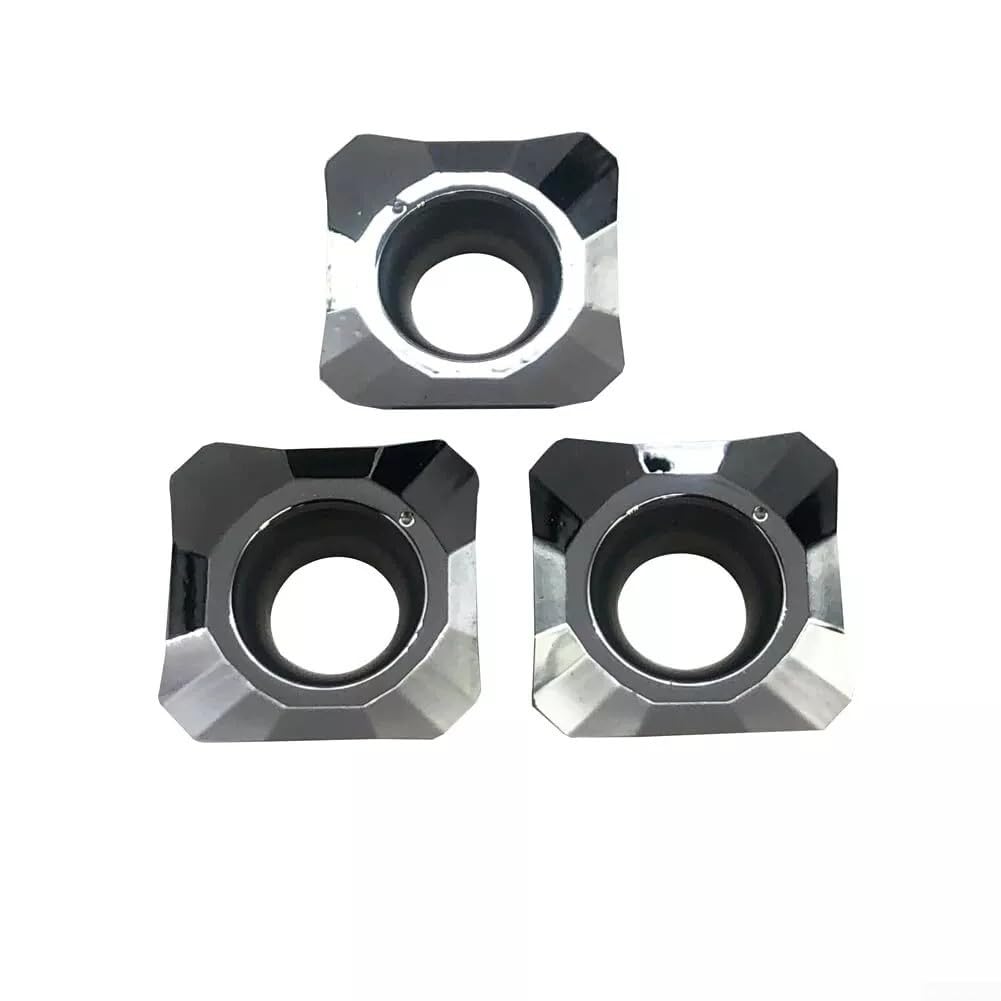 SEHT 1204 AFFNX83 Hartmetall-Einsätze, 10 Stück für effektive Aluminiumbearbeitung