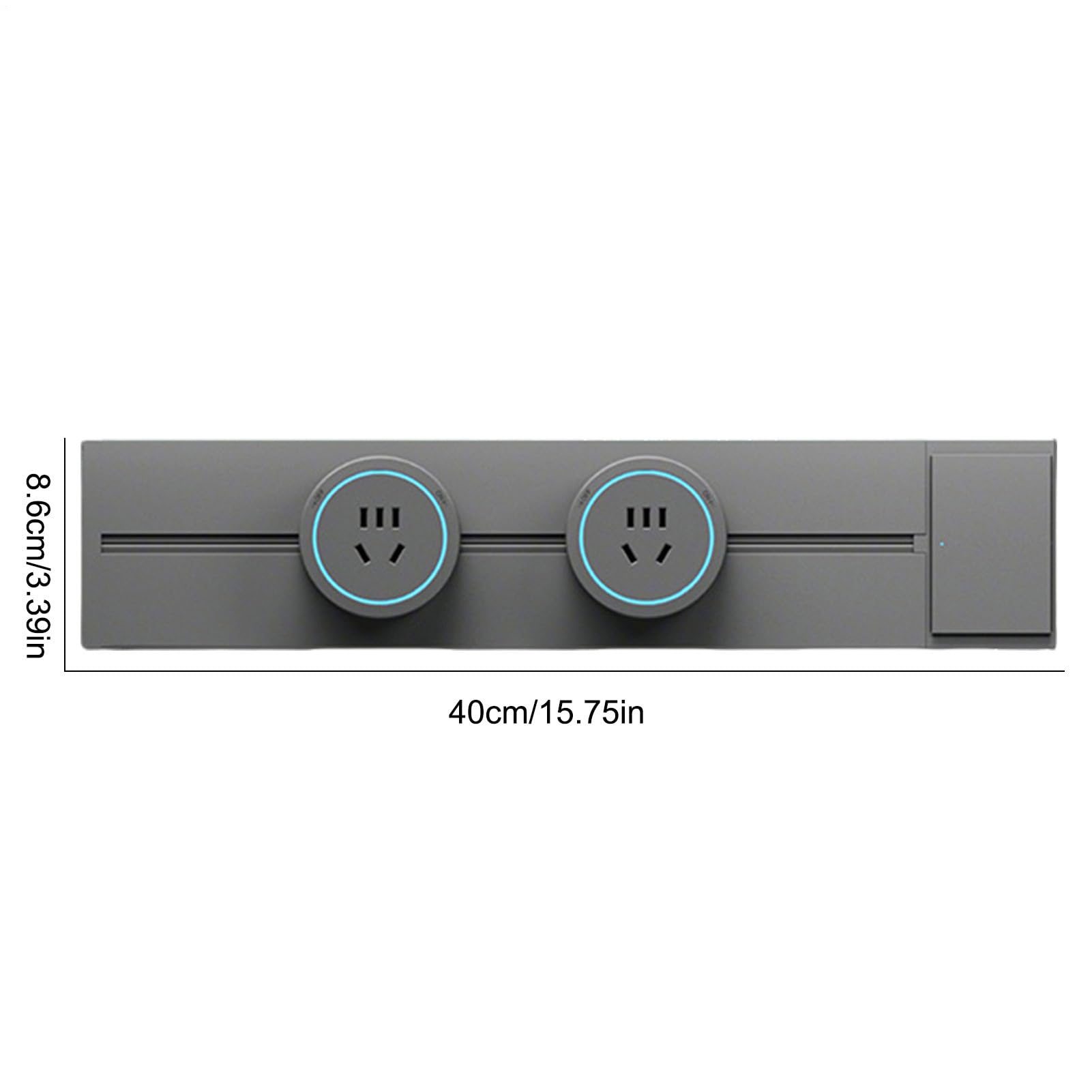 Adaptador Enchufe Extensible Adaptadores Móviles Para Enchufes | Carril Ajustable Para Enchufes Eléctricos Para Apartamento, Escuela, Hotel, Hogar, Dormitorio, Trabajo, Estudio, Salón Y