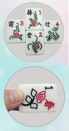 Mahjong Tiles, Mahjong Tiles, Mahjong Tiles, 1.5 inches 38 mm, 1.6 inches 40 mm, 1.6 inches 42 mm, 144 Pieces, For Home Use, Travel, Tabletop Game, Portable, Convenient, Sparrow Tag,