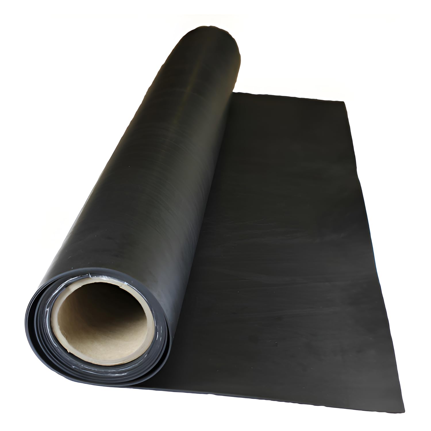 Rubber Sheet, EPDM, Rubber Width 24 in, Rubber Length 12 in, Rubber Thickness 1/32 in, 60A, Plain Backing
