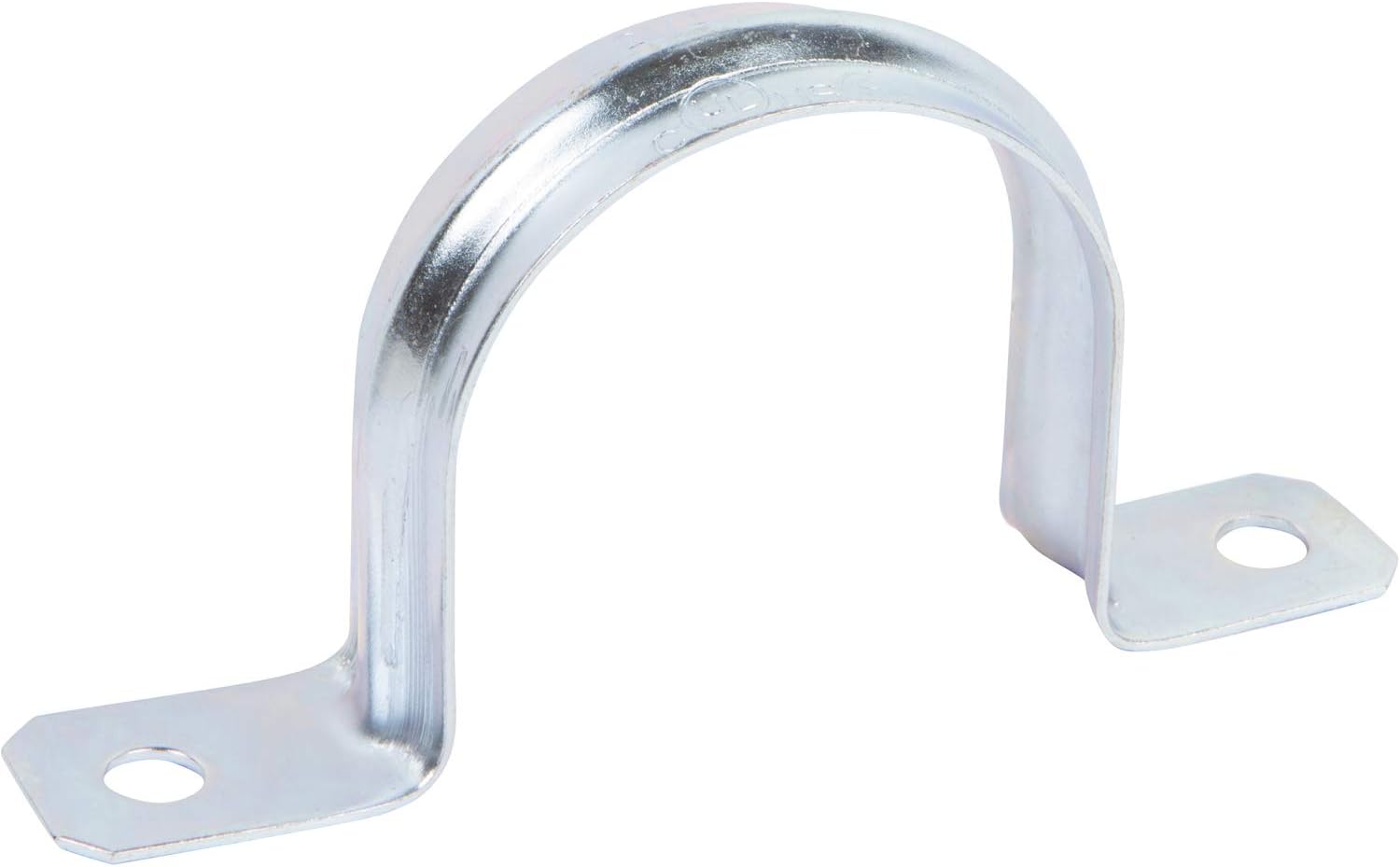 Morris 19439 Heavy Duty Rigid Pipe Strap, Steel, 2 Holes, 1-1/4 (P