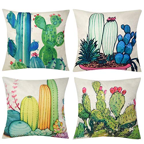 outdoor cactus pillow