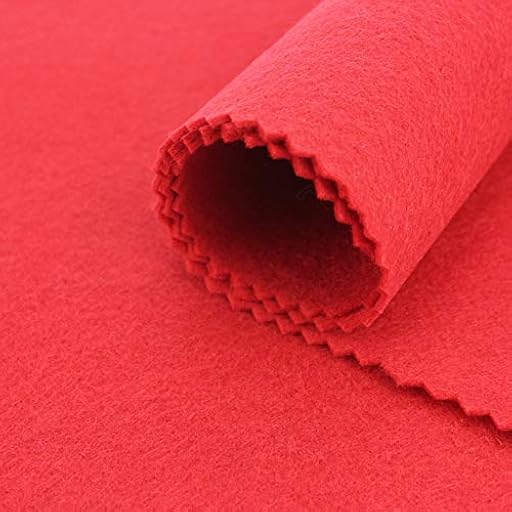 TELA FIELTRO ACRÍLICO COLORES LISOS 90cm DE ANCHO (ROJO, 1 METRO) | Ya disponible en tu tienda friki favorita! En mundofriki.es!