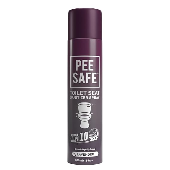 Pee Safe Toilet Seat Sanitizer Spray Lavender