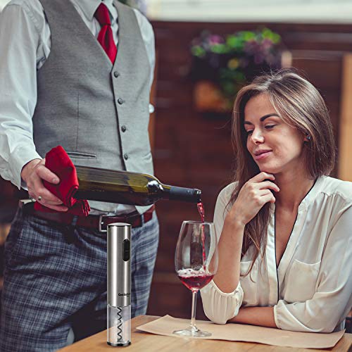 Cavatappi Elettrico SIKITUT - Apribottiglie Automatico, Ricaricabile USB, Con Taglia-Capsula - Foto 6