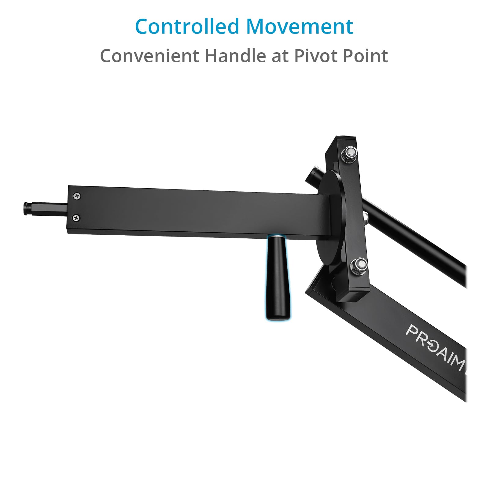 PROAIM Brazo Boom Flamingo 51" con Espiga 5/8", Carga 12kg | Soporta hasta 12 kg con brazo extensible de 32" y espiga estándar de 5/8" para iluminación y accesorios de estudio