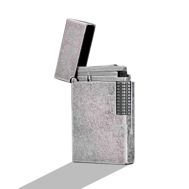 Retro Flip Sound Lighter Brass Lighter Retro Soft Flame Lighter Side Sliding Grinding Wheel Ignition Refillable Kerosene Lighter