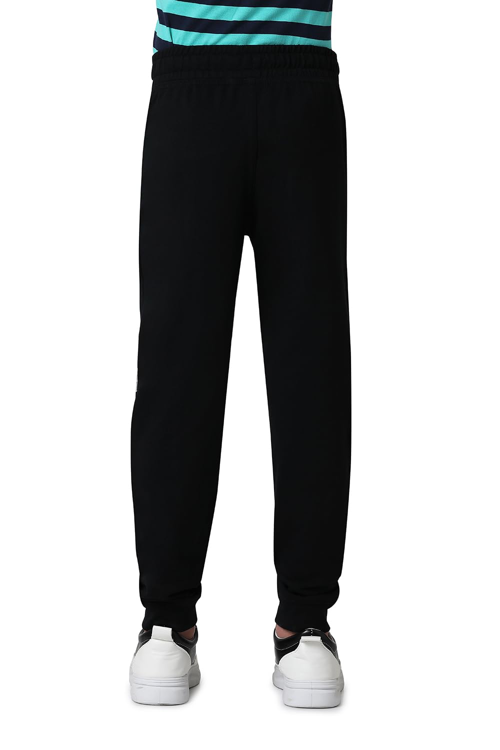 Van Heusen Boys Regular Fit Joggers - Cotton Terry Blend - Smart Tech, Easy Stain Release, Anti Stat, Ultra Soft, Moisture Wicking_52403_Black_11-12 Years 3