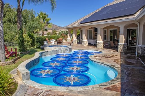 Solar Sun Rings Calentador Solar para Piscinas 60 pulg 9 uds miniatura 2