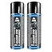 2 x AAB Aria Compressa Spray 400ml - Kit Pulizia PC, Tastiera, Stampanti, Televisioni, Fotocamere e Altri, Bombole Aria Compressa, Spray da Pulizia con Tubo di Estensione, Rimozione di Polvere