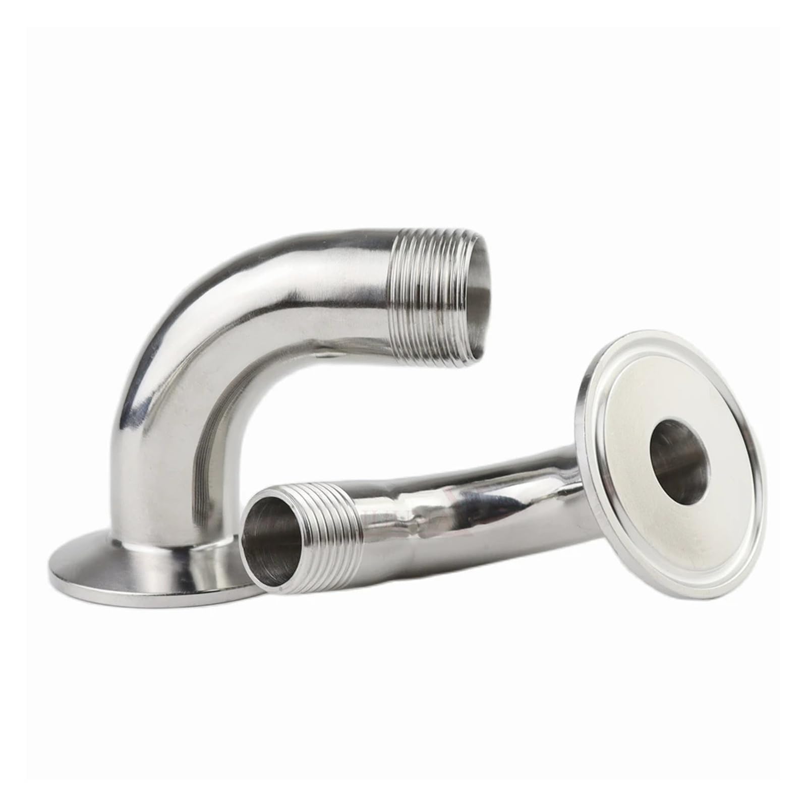 1/2-1" BSPT x 1,5" TC 90°-Winkel 304/316L