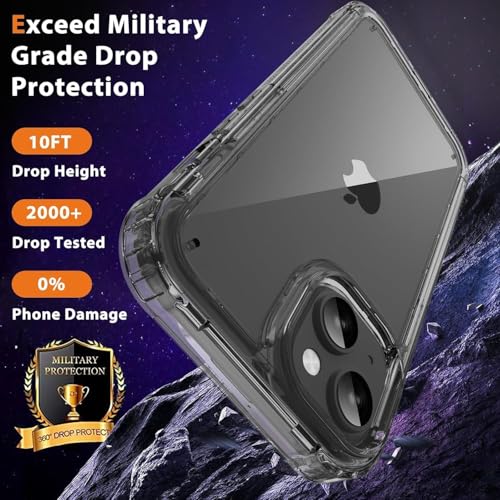 Coque de protection iPhone 15 Plus robuste et antichoc transparente