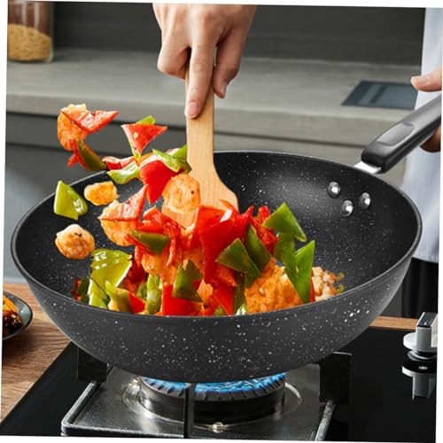Wok pequeño con fondo de piedra Maifan y antiadherente miniatura 5