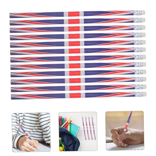 Lápices de escritura NUOBESTY 60 unidades con diseño de bandera inglesa miniatura 7