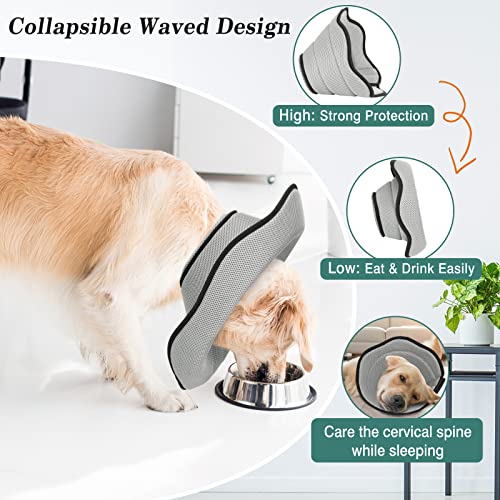 VavoPaw Pet Recovery Collar for Dogs Soft Recovery Dog Cone Collar - Image 3