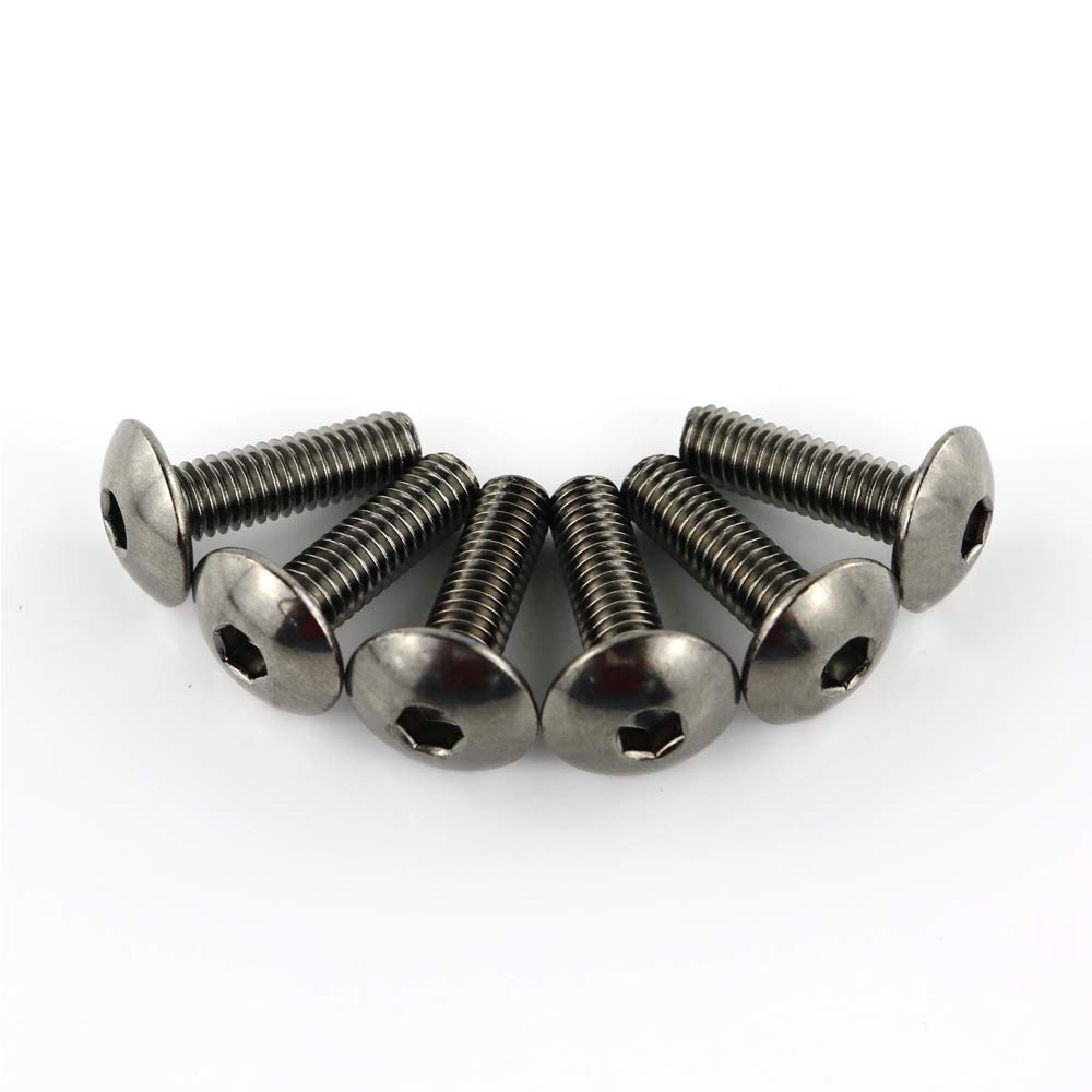 Kit Bulloni Carenatura Per YZF R125 2008-2018 - Set Completo Viti, Dadi, Clip In Nero Opaco - Foto 14