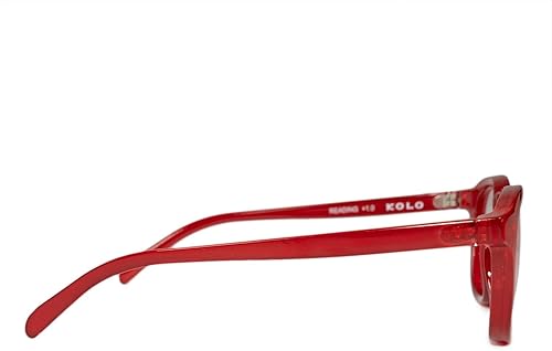 Miniatura 9 de Kolo Gafas de lectura Webster Premium, estilo clásico de forma cuadrada, fabricadas en Italia
