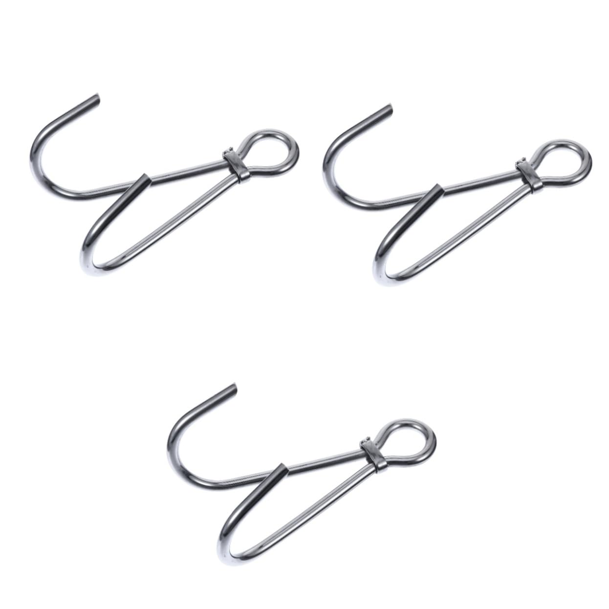 Yardwe 2 Pcs 316 316 Stainless Steel Diving Stream Hook Double Drift Hook for Snagging Diving Equipment Accessories Safe Underwater Dive Gear