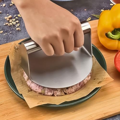 Prensa para Hamburguesas de Acero Inoxidable miniatura 2