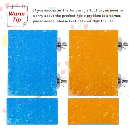 Image of kathson 12 Pcs Bird Perch Stand Toy Colorful Wood Paw Grinding Stick Parrot Perch Stand Holder Platform Bird Cage Accessories for Pet Bird Parakeet Cockatiels Lovebirds (6 Random Colors)