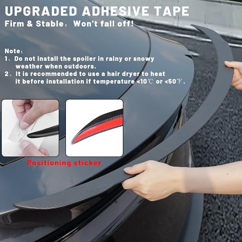 Arcoche Spoiler for Tesla Model Y Juniper 2025 2026, Heckspoiler für Tesla Model Y Juniper 2025 2026, Heckspoiler flügel Performance Heckklappe Heckdeckel, Not for Model Y Standard & Performance