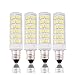Bonlux 6W Dimmable E11 Mini Candelabra LED Bulbs 45W Equivalent Warm White T3/T4 Mini Candelabra E11 Base, Omni-directional E11 Replacement Bulb for Chandelier Landscape Lighting (Pack of 4)