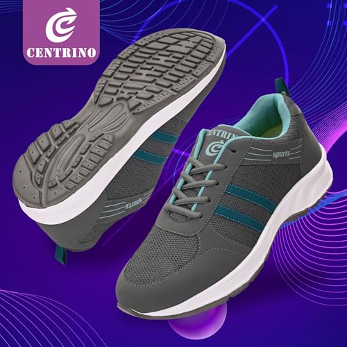 Image of Centrino Men's Sneaker Shoes Stylish | Shoes for Man Casual Sports | Lightweight Breathable Lace-Up Walking Shoes with Cushioned Insole | Comfortable Anti-Skid Canvas Sneakers for Men | Mens Shoes (9201)