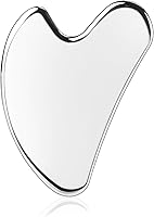Vista 1 de BTYMS Herramientas faciales de Gua Sha, herramienta en forma de corazón Guasha herramienta de acero inoxidable para esculpir la cara