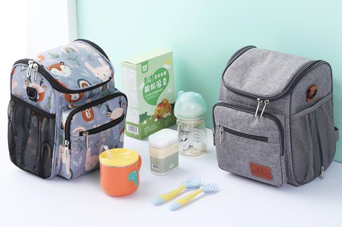MAxba Breast milk cooler bag, insulated baby bottle cooler tote bag, suitable for mother's day care work, picnic 6l