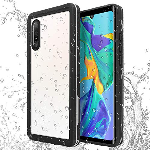 AICase Kompatibel Huawei p30 Wasserdicht H&uuml;lle, [Staubdicht] [Wasserdicht] [Sto&szlig;fest] IP68 Zertifiziert voll versiegelt wasserfeste handyh&uuml;lle f&uuml;r Huawei p30