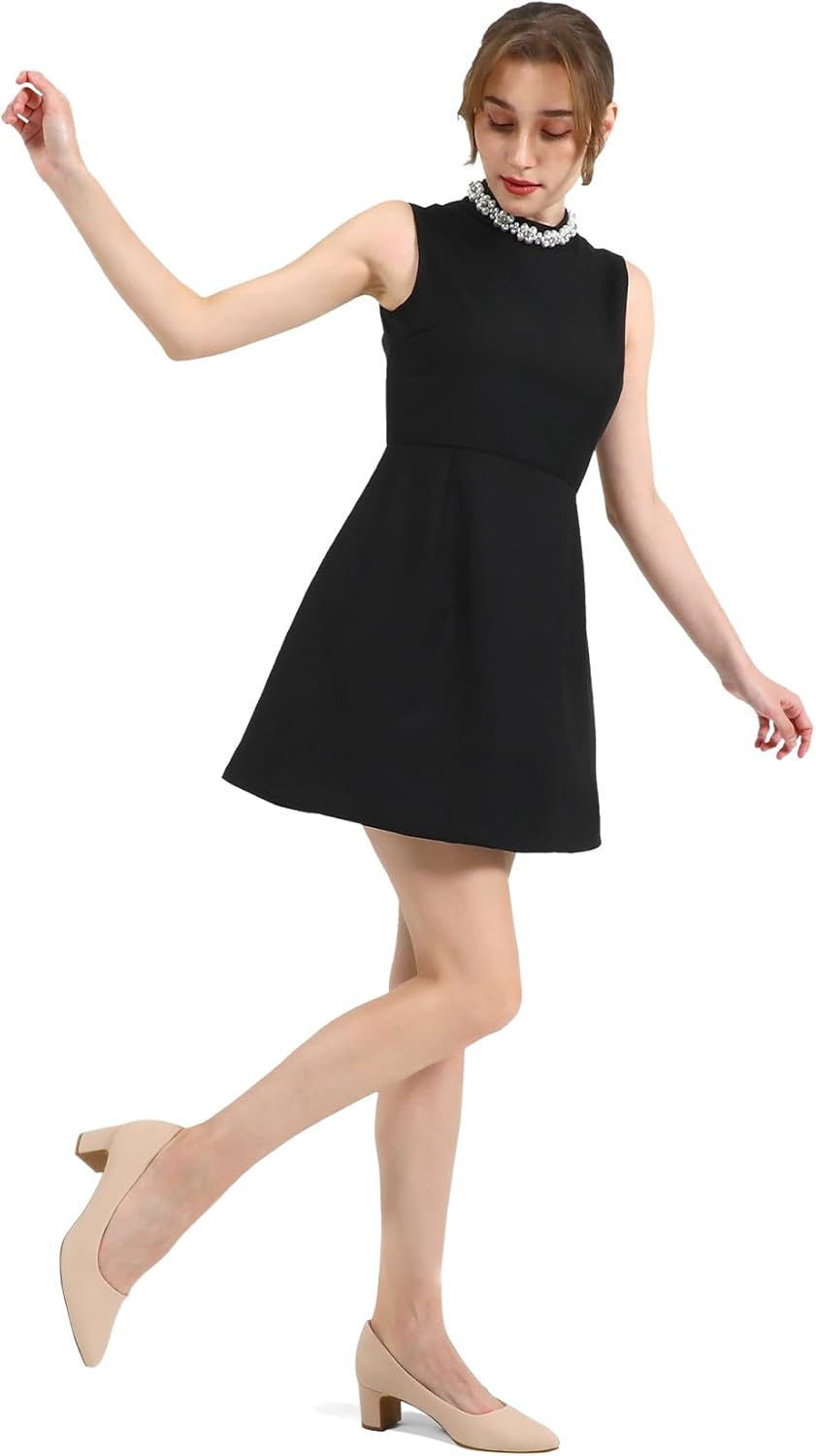 mysoft Women's Pointed Toe Pumps 2 Inch Chunky Block Low Heels Dressy Shoes Slip On Pumps - Image 6