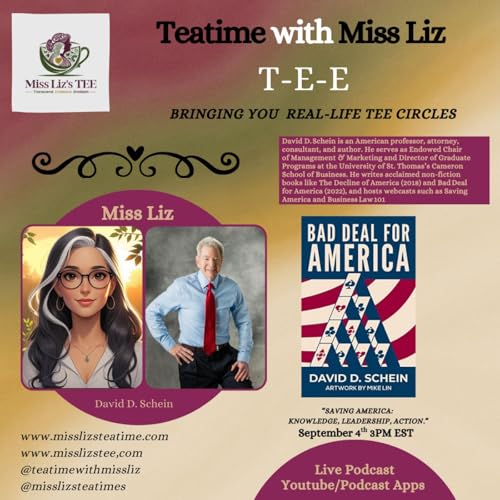 『Miss Liz’s Serves David Schein “Saving America: Knowledge, Leadership, Action.”』のカバーアート