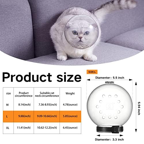 Image of Cat Muzzle and Boots, Adjustable Headgear for Grooming, Breathable Hood Face Mask for Bathing Head Bubble Cover, Anti Bite Cat Holder Helmet